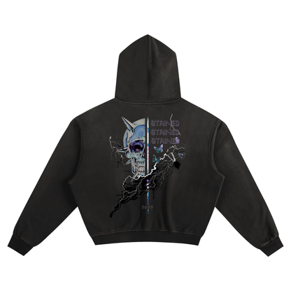 Sunfade Boxy Hoodie - Stained