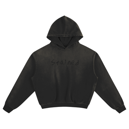 Sunfade Boxy Hoodie - Stained