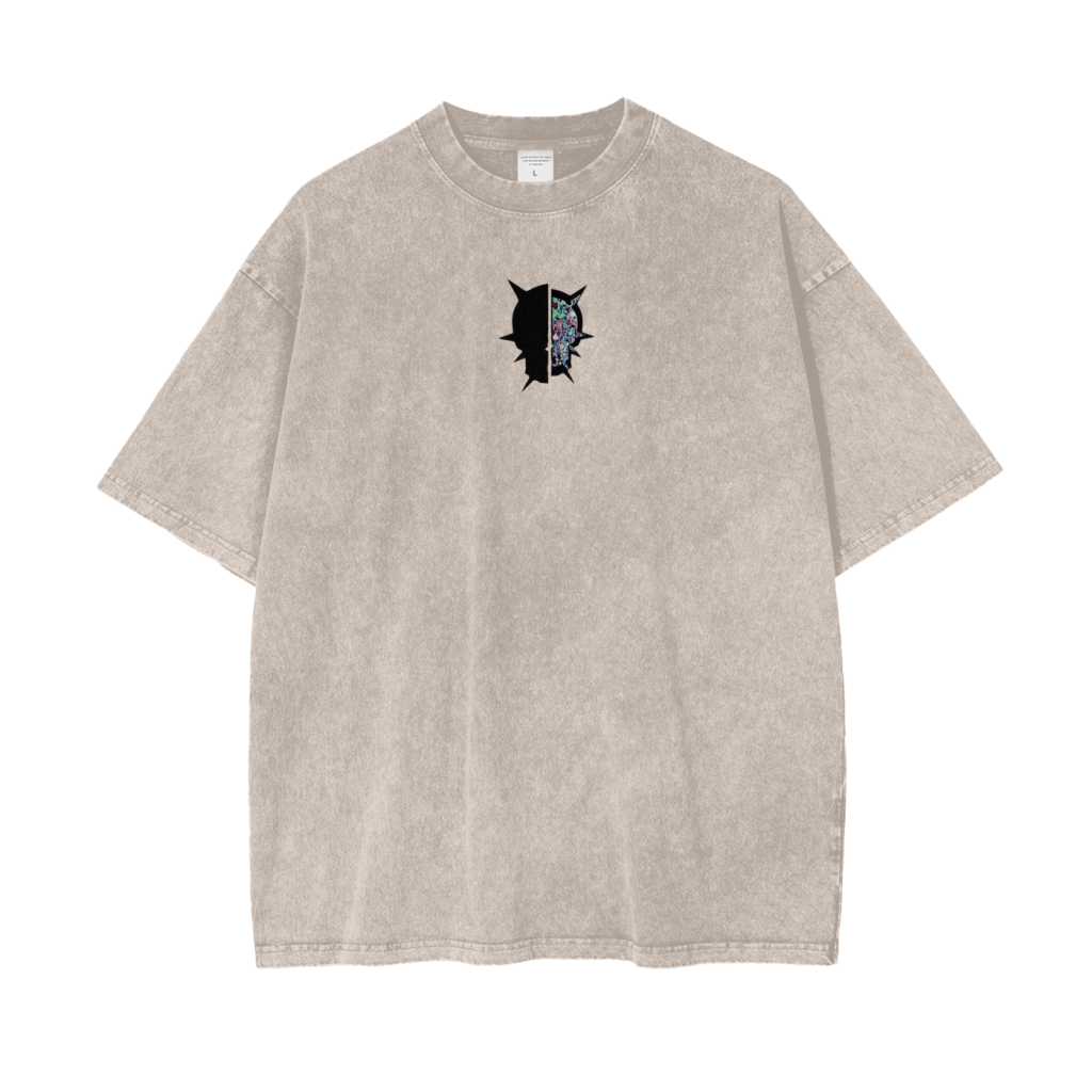 Tanned Oversized Snow Washed T-Shirt