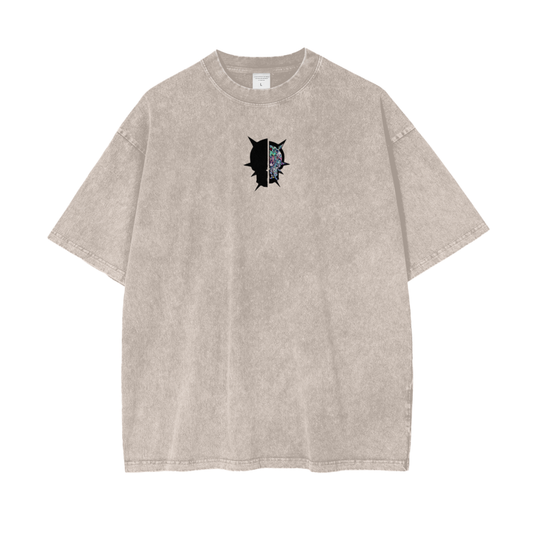 Tanned Oversized Snow Washed T-Shirt